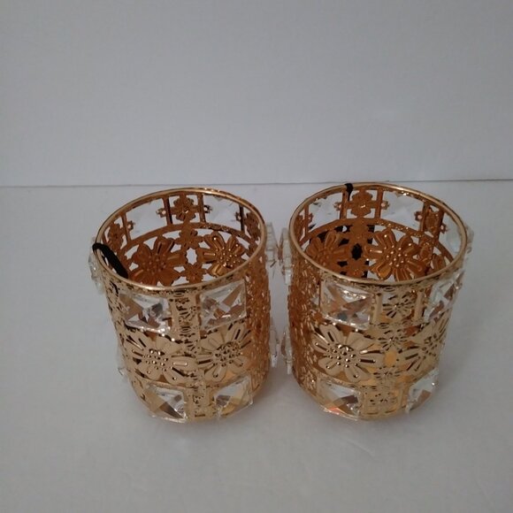 Decorative Metal 3-Wick Holiday Candle Holders - Picture 2 of 10